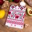 Полотенце вафельное MirSon №514 Waffle Red ornament, 50х30 см (2200006723547) - миниатюра 1