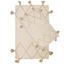Набір килимків Irya Agnes krem, кремовий (svt-2000022299565) - мініатюра 1