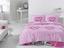 Комплект постільної білизни Eponj Home Sueno Pembe, ранфорс, євростандарт, рожевий, 4 предмети (7305) - мініатюра 1