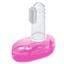 Зубная щетка-массажер для зубов Курносики, силиконовая, розовый (7077 рож) - миниатюра 1
