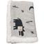 Детское одеяло Kaiser Зоо зима, 100х80 см, бело-серое (65219) - миниатюра 4