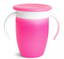 Чашка-непроливайка Munchkin Miracle 360 с ручками и крышкой, 207 мл, розовый (051855) - миниатюра 2