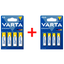 Батарейка Varta Energy AA Bli 4 + Energy AAA Bli 4, 1,5 V, 8 шт. (4106229488) - миниатюра 1
