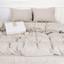 Комплект постельного белья MirSon Natural Linen Jasmine лен полуторный бежево-серый (2200008269036) - миниатюра 7