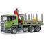Трактор Bruder лісовоз Scania з краном та колодами, 1:16 (03524) - мініатюра 1