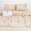 Комплект постельного белья MirSon Natural Linen Amalia лен семейный оранжево-розовый (2200008248758) - миниатюра 4