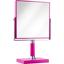Зеркало на подставке Beter Viva Make Up Macro Mirror двухстороннее 14.5 см розовое - миниатюра 2