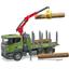 Трактор Bruder лесовоз Scania с краном и бревнами, 1:16 (03524) - миниатюра 4
