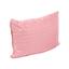 Чохол на подушку Руно Rose на блискавці, стьобаний мікрофайбер+велюр, 50х70 см, рожевий (382.55_Rose) - мініатюра 2
