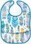Пластиковый нагрудник с карманом Canpol Babies Hello Little Перышки, голубой (9/234_tur) - миниатюра 1