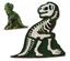 Набір для створення гіпсової фігурки Ses Creative Ті-Рекс зі скелетом (14206S) - мініатюра 5
