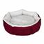 Лежак для животных Milord Cupcake, круглый, бордовый с серым, размер L (VR09//3619) - миниатюра 1