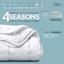 Одеяло Ideia 4 Seasons зима-лето, 210х140 см, белый (8-07939) - миниатюра 5