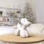 Статуетка декоративна МВМ My Home Пес з кульки, біла (DH-ST-06 WHITE) - мініатюра 4