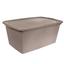 Ящик пластиковый с крышкой Heidrun Intrigobox, 10 л, 33х23х16 см, коричневый (4510) - миниатюра 1