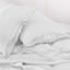 Комплект постільної білизни MirSon Natural Linen Winter flower льон полуторний білий (2200008249182) - мініатюра 6