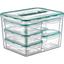 Набір контейнерів Irak Plastik Fresh Box Kombi Set, 16,8 л, прозорий (LC385) - мініатюра 1