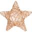Декоративное украшение Yes! Fun Звезда 15 см ротанговое золотое (974254) - миниатюра 1