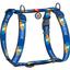 Шлея для собак Waudog Nylon Прапор, H-подібний, анатомічний, L (50-90х60-100х2,5 см), блакитний (5160-0229) - мініатюра 1