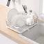 Сушилка для посуды МВМ My Home, с органайзером, белый (DR-02 WHITE) - миниатюра 3