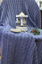 Плед Прованс Soft Коси, 130х90 см, колір синій меланж (11681) - мініатюра 3