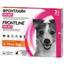 Краплі Boehringer Ingelheim Frontline Tri-Act від бліх та кліщів для собак, 5-10 кг, 3 піпетки + Плед для пікніка Frontline, темно-синій - мініатюра 2