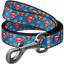 Повідець для собак Waudog Nylon Супермен Логотип, 122х2,5 см, різнокольоровий - мініатюра 1