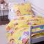 Пододеяльник на молнии MirSon Kids Time 17-0524 Kitty, бязь, 210х143 см, желтый с розовым - миниатюра 2