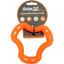 Іграшка для собак AnimAll Fun AGrizZzly Кільце шестистороннє помаранчева 12 см - мініатюра 1