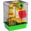 Клетка для грызунов Лорі Хомяк 3 Люкс, 34х23х43 см, краска, в ассортименте (К-Л016) - миниатюра 2