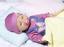 Лялька Baby Born Ніжні обійми Джинсовий лук, з аксесуарами, 43 см (831298) - мініатюра 6