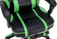 Геймерское кресло GT Racer черное с зеленым (X-2749-1 Black/Green) - миниатюра 9