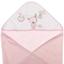 Полотенце с расческой и щеткой Interbaby Teddy, розовый (8100221) - миниатюра 2