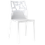Стул Papatya Ego-Rock, белое сиденье, верх белый (388917) - миниатюра 1
