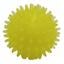 Іграшка для собак Fox М'яч із шипами, з ароматом ванілі, 6 см, жовта - мініатюра 1