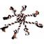 Игрушка для собак Trixie Мяч-канат с веревками, 7см/44 см, в ассортименте (32650) - миниатюра 1
