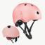 Шлем защитный детский Scoot and Ride с фонариком 51-53 см персиковый (SR-190605-PEACH) - миниатюра 3