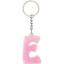 Брелок Yes буква Е, 5 см, розовый (554257) - миниатюра 1
