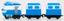 Паровозик с двумя вагонами Silverlit Robot Trains Кей (80176) - миниатюра 2