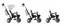 Трехколесный велосипед MoMi Invidia 5в1, серый (ROTR00001) - миниатюра 7