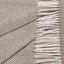 Плед Love You Зіг-Заг, шерсть мериноса, 200х140 см, коричневий (4239) - мініатюра 2