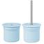 Чашка-контейнер з трубочкою MinikOiOi Sip+Snack Mineral Blue/Powder Grey, силіконова (101100109) - мініатюра 1