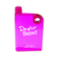 Портативна пластикова фляга Supretto Do your best, 12,5х3х21 см, прозоро-рожевий (57210002) - мініатюра 1