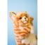 Мягкая игрушка на руку Hansa Puppet Имбирный кот, 30 см, белый с оранжевым (7182) - миниатюра 7