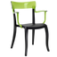 Кресло Papatya Hera-K, черный с зеленым (2901000101002) - миниатюра 1