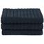 Рушник для ніг Maisonette Rainbow, 60х60 см, чорний (8699965100102) - мініатюра 2