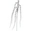 Декоративна гілочка Lefard з глітером 50 см срібляста (681-015) - мініатюра 1