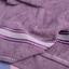 Рушник махровий Ideia Софія, 138х70 см, фіолетовий (8-35124_фіолет) - мініатюра 6