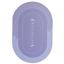 Килимок суперпоглинаючий у ванну Stenson 60x40 см овальний світло-фіолетовий (26250) - мініатюра 2