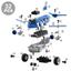 Конструктор DIY Spatial Creativity Літак із електродвигуном LM8074-DZ-1, синій (CJ-1379247) - мініатюра 3